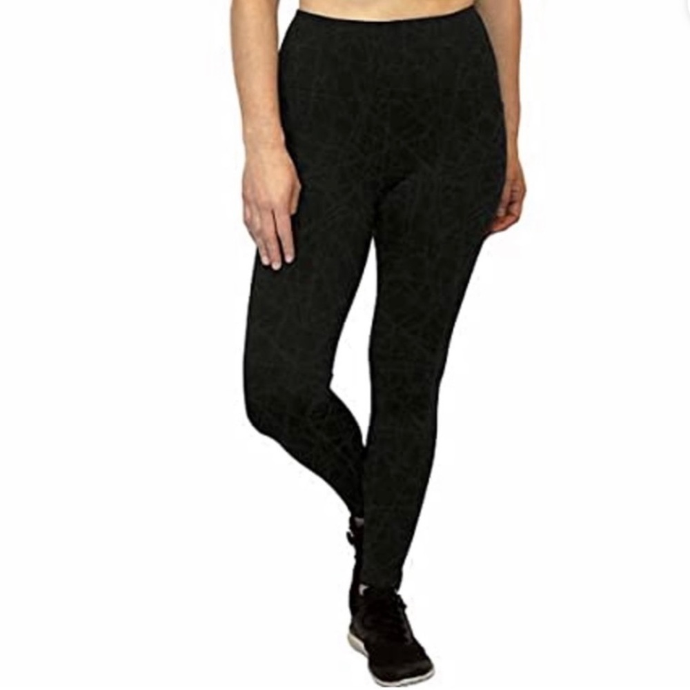 Spyder Black Web Print Leggings
